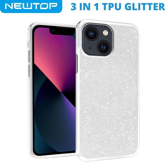 3 IN 1 PC TPU GLITTER COVER APPLE IPHONE 12 - 12 PRO