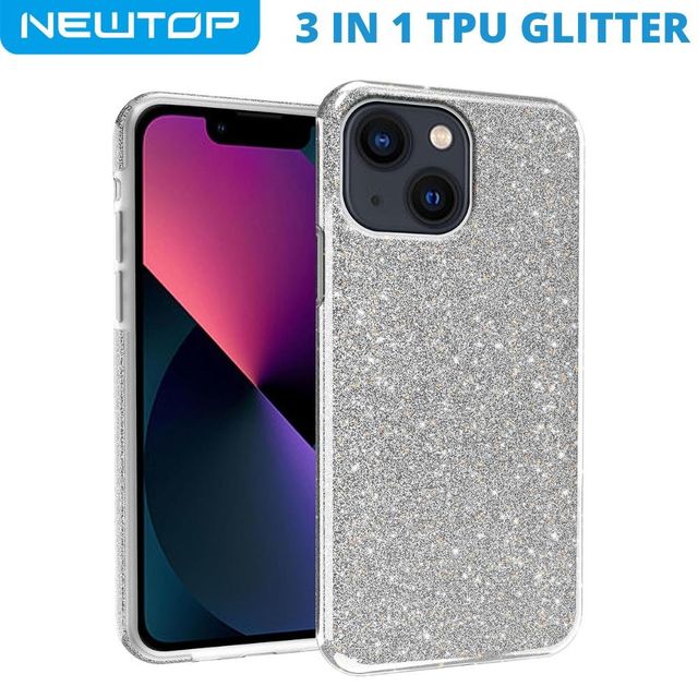 3 IN 1 PC TPU GLITTER COVER APPLE IPHONE 14 PRO MAX