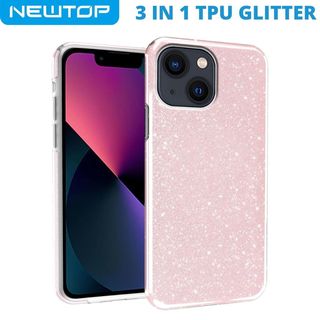 3 IN 1 PC TPU GLITTER COVER APPLE IPHONE 15 PRO MAX