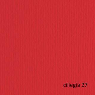 Cartoncino Elle Erre - 50 x 70 cm - 220 gr - ciliegia 27 - Fabriano - blister 2…