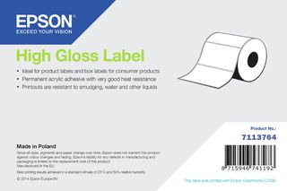 7113764 HIGH GLOSS LABEL 203MMX58MM
