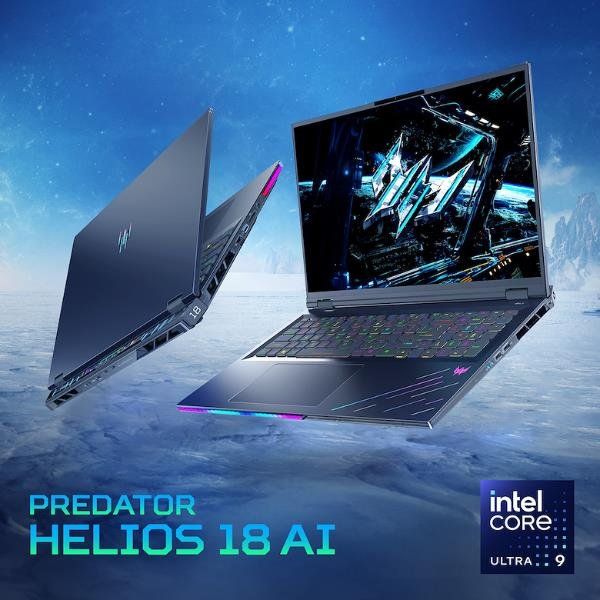ACER PREDATOR HELIOS 18 AI PH18-73-99H2 18" WQXGA INTEL CORE ULTRA 9 275HX RAM …