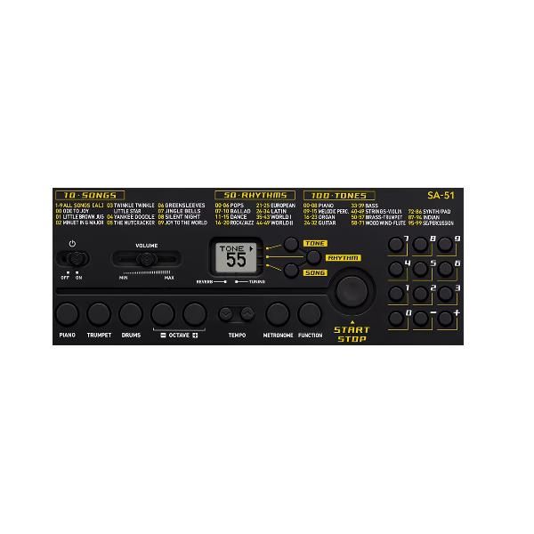 Casio Casiotone SA-51 - Tastiera elettronica - 32 tasti - 32 note polifonia - b…