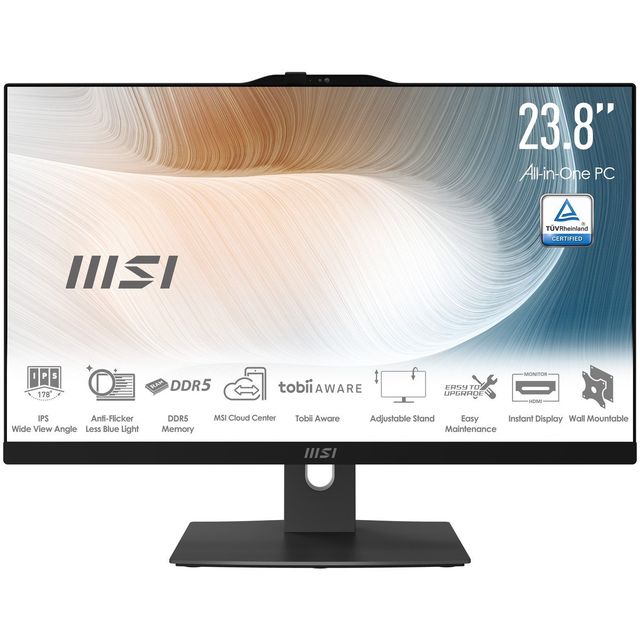 AIO 23,8CORE 5 8G 512G FDOS BK TCH C5 120U ANTIGLARE MULTI TOUCH
