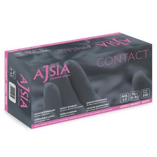 AJSIA CF100 GUANTI CONTACT BIANCO 5.5GR L
