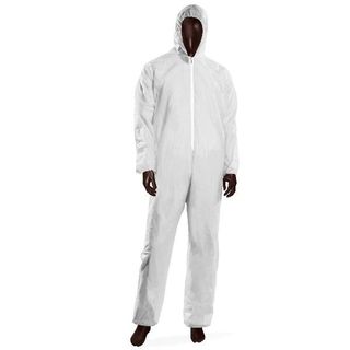 AJSIA CF50 TUTA HOOD 40 BIANCO 2XL