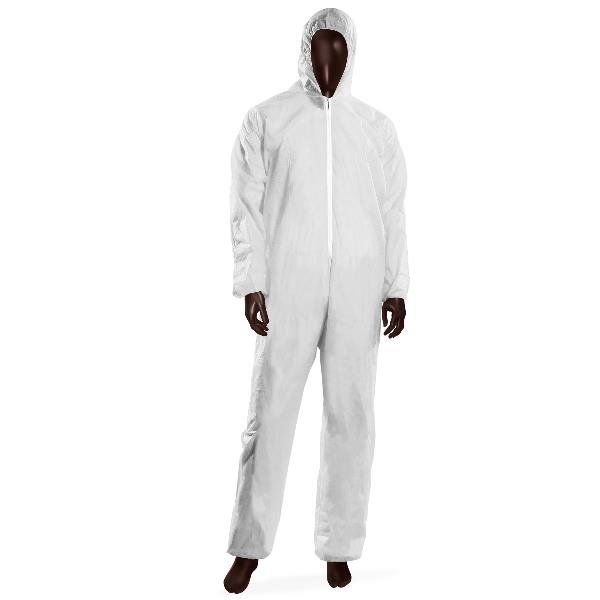 AJSIA CF50 TUTA HOOD 40 BIANCO 2XL