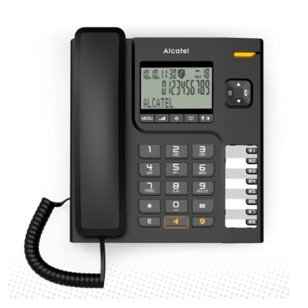 ALCATEL T78 TELEFONO DA TAVOLO GRANDE DISPLAY ALFANUMERICO VIVAVOCE BLOCCO CHIA…