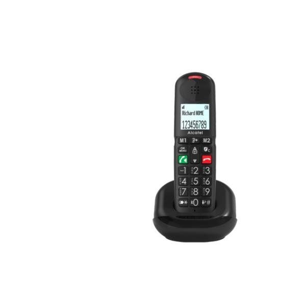 ALCATEL XL685 SOLO TELEFONO CORDLESS DECT VIVAVOCE AUDIO POTENZIATO 2 TASTI MEM…