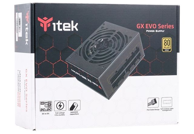 ALIMENTATORE GXF550 EVO 550 WATT (ITPSEGX550) 80 PLUS GOLD MODULARE