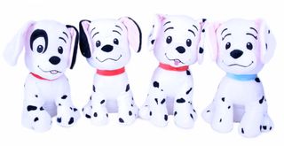 ANIMAL FRIENDS LA CARICA DEI 101 Peluche Dalmata 30cm GIFT 4 assortitis