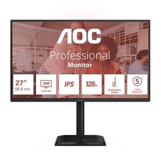 AOC E4 Q27E4U, 68,6 cm (27?), 2560 x 1440 Pixel, Quad HD, LED, 4 ms, Nero
