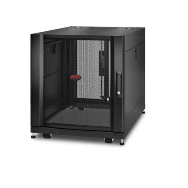 APC NetShelter SX - Rack cabinet - nero - 12U - 19" - per P/N: SURT48RMXLBP