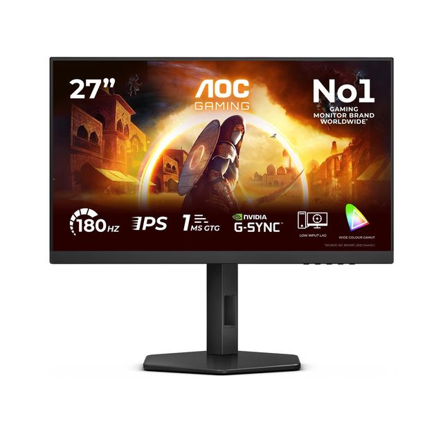 AOC G4 27G4X Monitor PC 68,6 cm (27") 1920 x 1080 Pixel Full HD LED Nero, Grigio