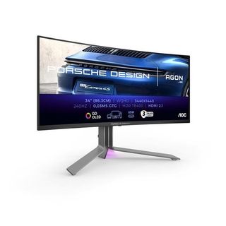 AOC Screen size (inch) 34, Panel resolution 3440x1440, Max Refresh rate 240 Hz