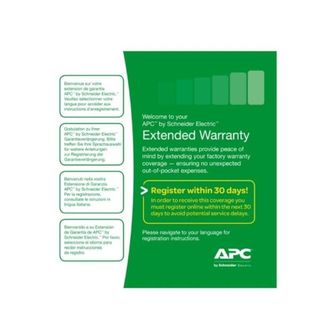 APC Extended Warranty - Contratto di assistenza esteso - parti - 1 anno - spedi…