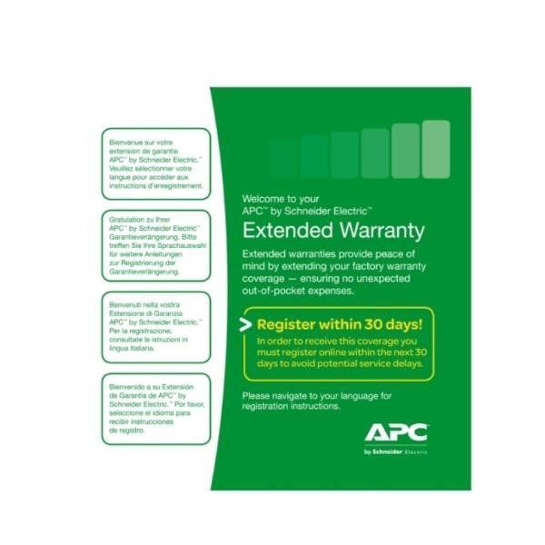 APC Extended Warranty - Contratto di assistenza esteso - parti - 1 anno - spedi…