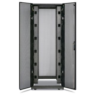 APC NetShelter SX Enclosure - Rack cabinet - senza fianchi - nero - 42U - 19"
