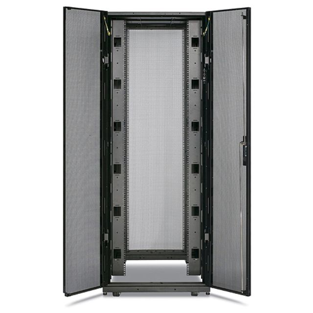 APC NetShelter SX Enclosure - Rack cabinet - senza fianchi - nero - 42U - 19"