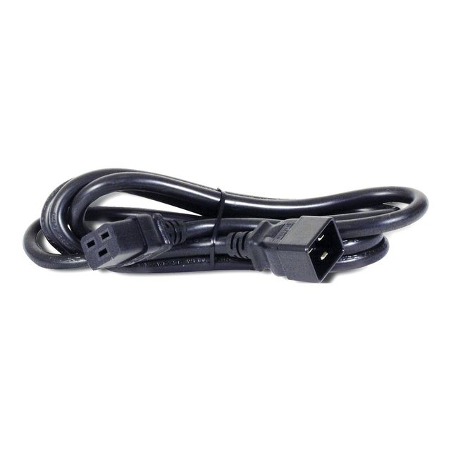 APC PWR Cord C19 - C20, 0.6 m Nero 0,6 m Accoppiatore C19 Accoppiatore C20