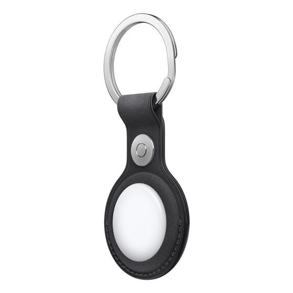 APPLE AIRTAG PORTACHIAVI IN TESSUTO FINEWOVEN KEY RING - NERO