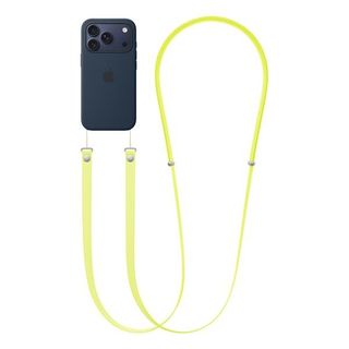 APPLE CROSSBODY STRAP - NEON YELLOW
