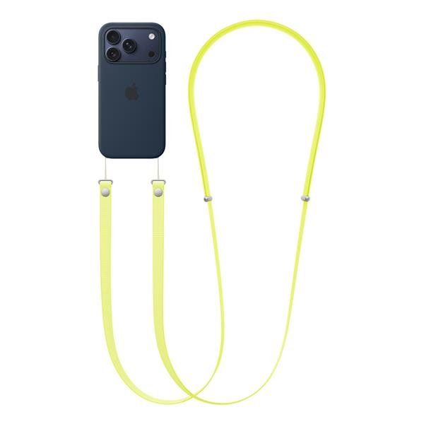 APPLE CROSSBODY STRAP - NEON YELLOW