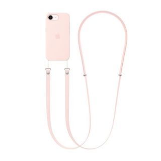 APPLE CROSSBODY STRAP - SOFT PINK