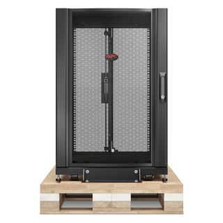 APC NetShelter SX - Rack cabinet - nero - 18U - 19" - per P/N: SURT48RMXLBP