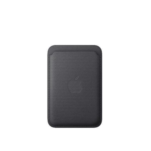 APPLE PORTAFOGLIO MagSafe IN TESSUTO FINEWOVEN PER iPHONE/CARTE DI CREDITO NERO
