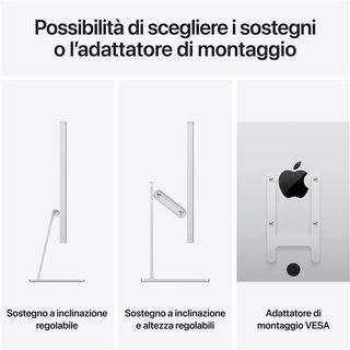APPLE STUDIO DISPLAY VETRO STANDARD 27" 5K ULTRA HD 5120 x 2880 THUNDERBOLT 5 A…