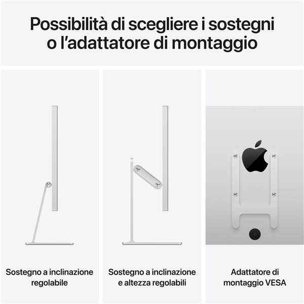 APPLE STUDIO DISPLAY VETRO STANDARD 27" 5K ULTRA HD 5120 x 2880 THUNDERBOLT 5 A…