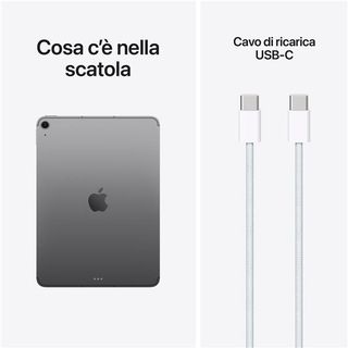 APPLE iPAD AIR 11" 2026 11" CHIP APPLE M4 256GB WI-FI + CELLULAR 5G ITALIA SPAC…