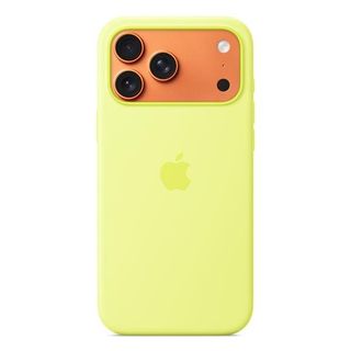 APPLE iPHONE 17 PRO MAX CUSTODIA IN SILICONE MagSafe GIALLO NEON