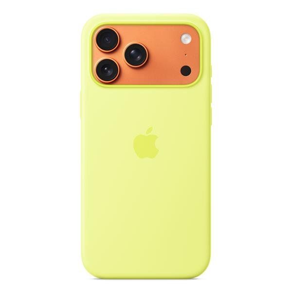 APPLE iPHONE 17 PRO MAX CUSTODIA IN SILICONE MagSafe GIALLO NEON