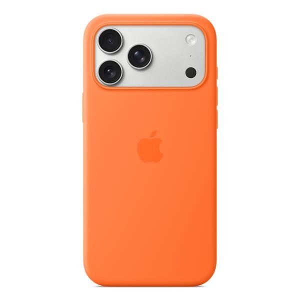 APPLE iPHONE 17 PRO MAX CUSTODIA IN SILICONE MagSafe ORANGE