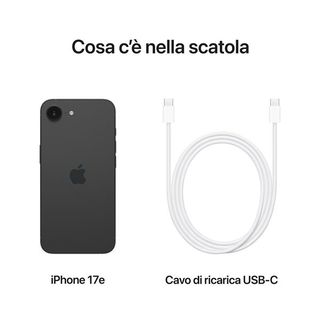 APPLE iPHONE 17e 5G DUAL SIM 6.1" OLED 512GB ITALIA BLACK