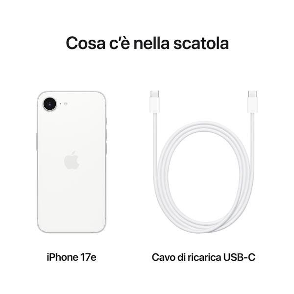 APPLE iPHONE 17e 5G DUAL SIM 6.1" OLED 512GB ITALIA WHITE