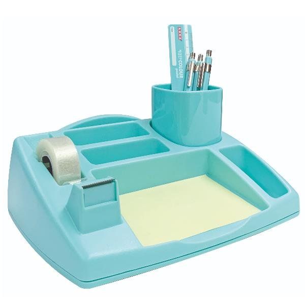 ARDA DESK ORGANIZER DA SCRIVANIA IN PLASTICA 238 X 198 X 80 mm PORTAPENNE ESTRI…