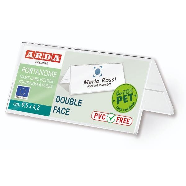 ARDA PORTANOME BIFACCIALE PET MM9 5X4 2