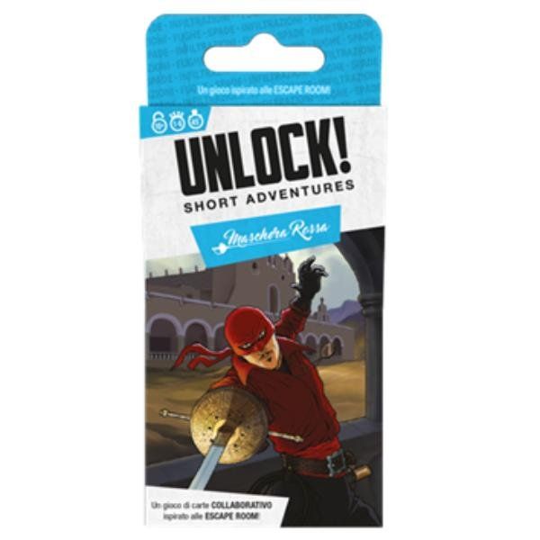 ASMODEE UNLOCK! SHORT ADVENTURES MASCHERA ROSSA GIOCO DA TAVOLO DI ENIGMI