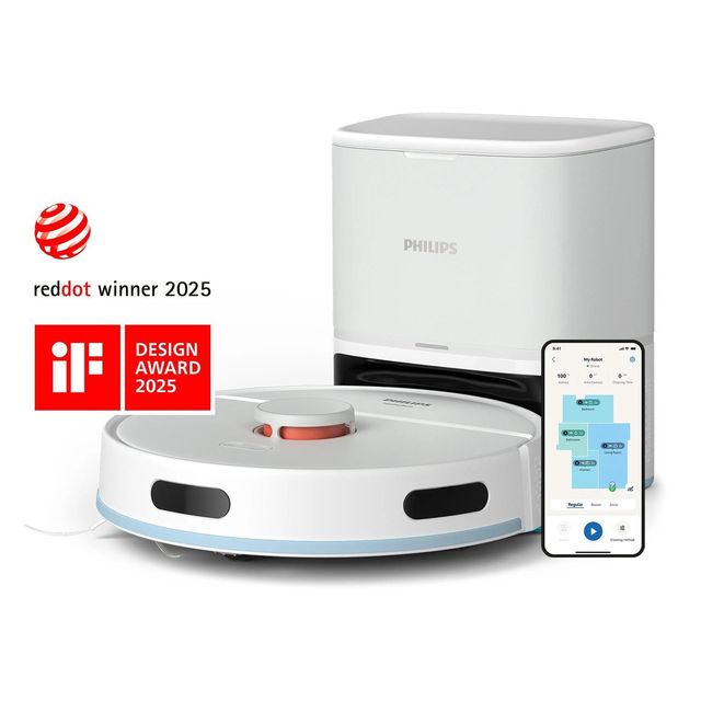 ASPIRAPOLVERE ROBOT XU2100 BIANCO ASPIRA E LAVA CON SVUOTAMENTO AUTOM