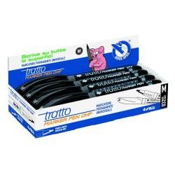 ASTUCCIO 8 PZ TRATTO CD MARK OHP NERO P/MEDIA 2 2 MM TRATTO 1 0 MM PERMANENTE P…