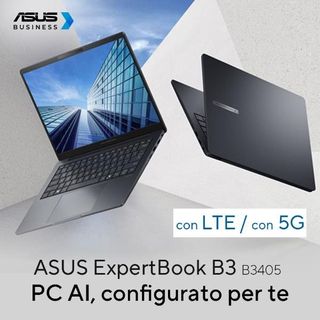 ASUS EXPERTBOOK B3 B3405CCA-LY1861X AI PC 14" WUXGA INTEL CORE ULTRA 7 255H RAM…