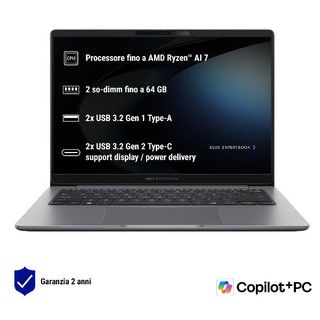 ASUS ExpertBook P3 PM3606CKA-MB0185X, AMD Ryzen AI 5, 2 GHz, 40,6 cm (16?), 192…