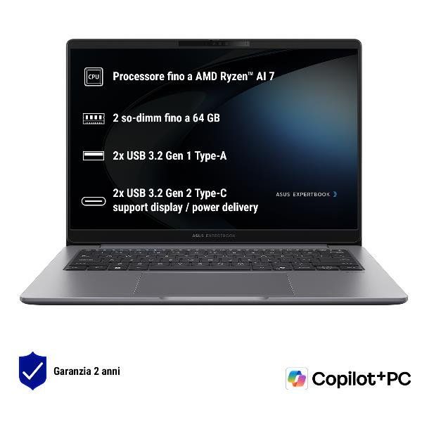 ASUS ExpertBook P3 PM3606CKA-MB0185X, AMD Ryzen AI 5, 2 GHz, 40,6 cm (16?), 192…