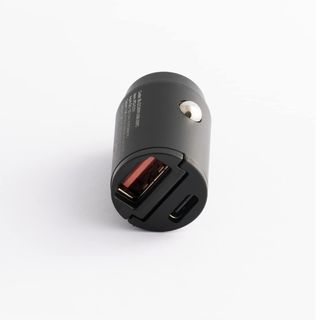 Celly - BLCC30WUSBUSBC - Black Label Mini USB-A + USB-C Car Charger 30W