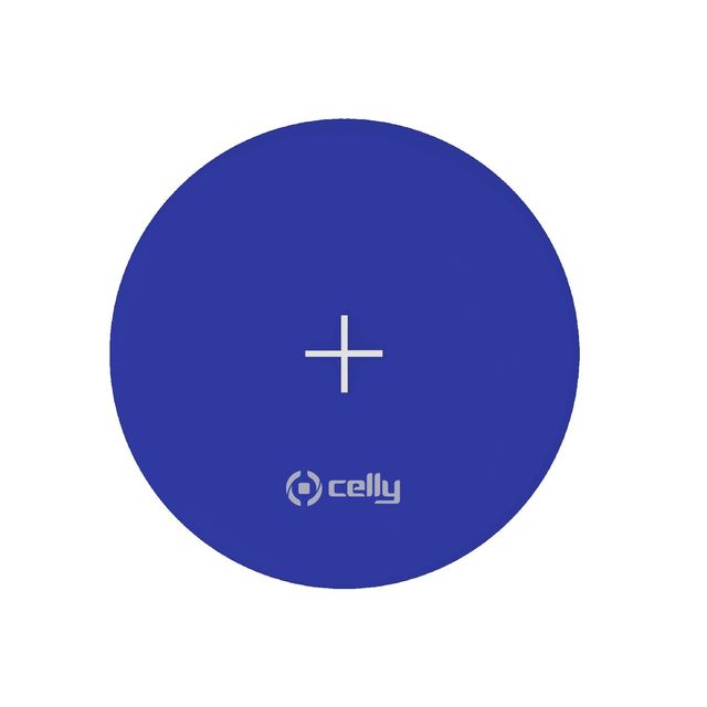 Celly - Pad di ricarica wireless - 10 Watt - blu