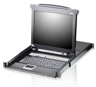 ATEN 16-PORT SINGLE RAIL 17" LCD KVM IT