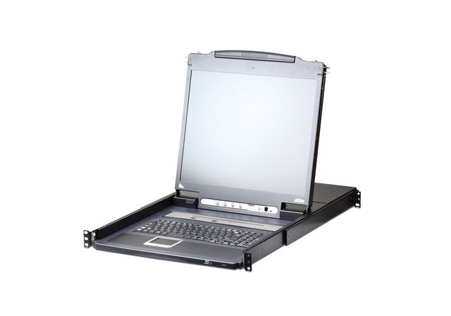 ATEN 16-PORT SINGLE RAIL 17" LCD KVM IT